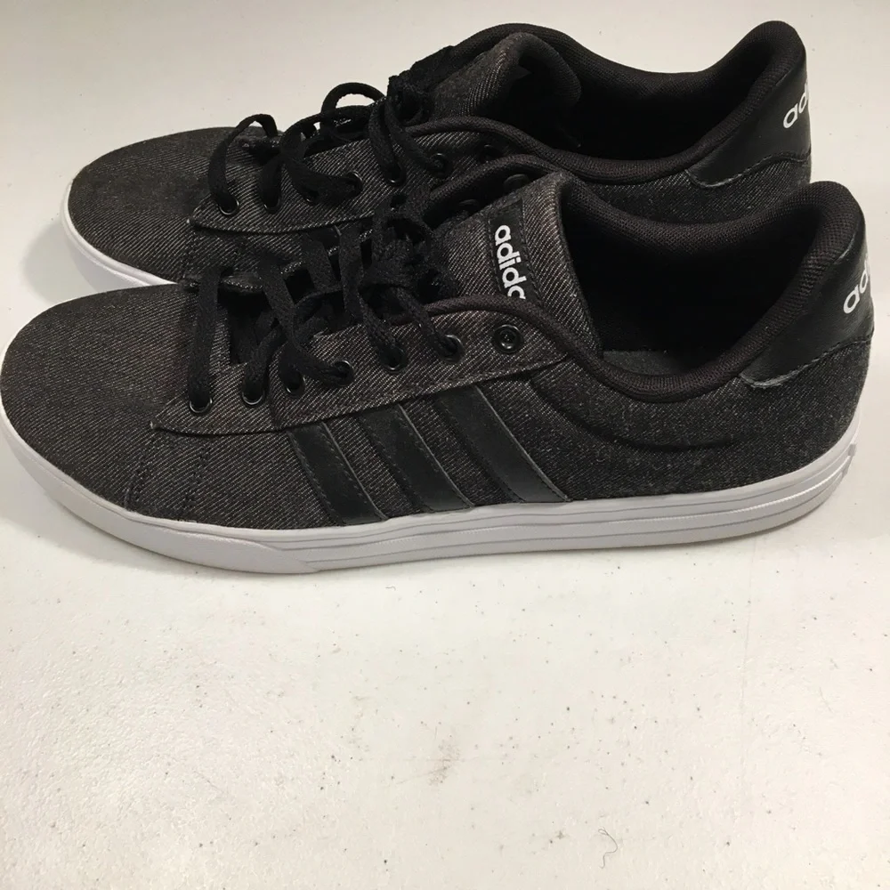 Adidas Sneakers Black Denim Size 12 Ortholite Float